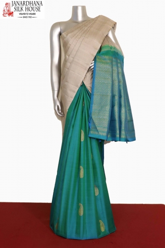 Designer Patli Kanchipuram Silk Saree